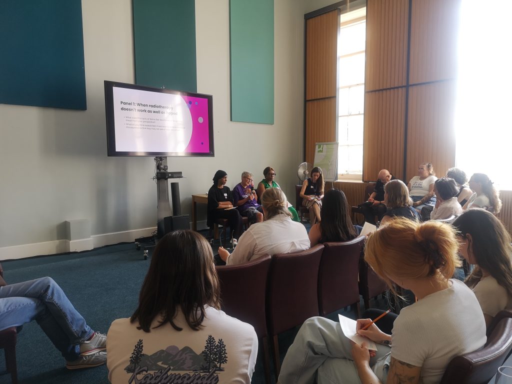 Discussing theme 1: When radiotherapy doesn't work as well as hoped (cancer resistance and/or recurrence)